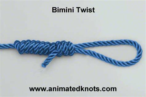 Bimini Twist How To Tie The Bimini Twist Knots