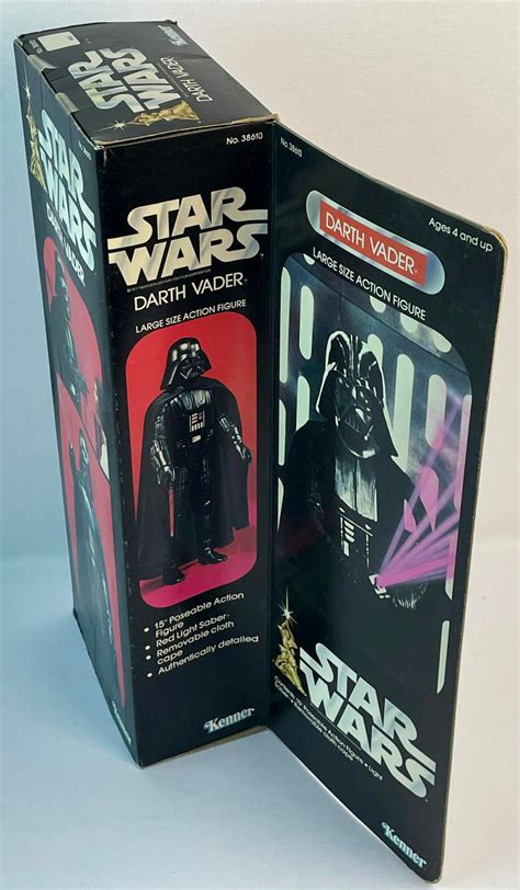 Lot Vintage 1977 Kenner Star Wars Large Size Darth Vader Action