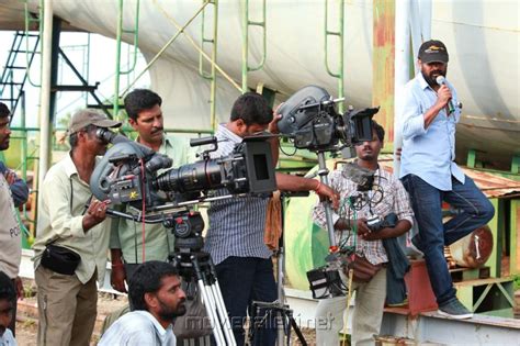 Aadhi Bhagavan Shooting Spot Stills Neetu Chandra Ameer New Movie