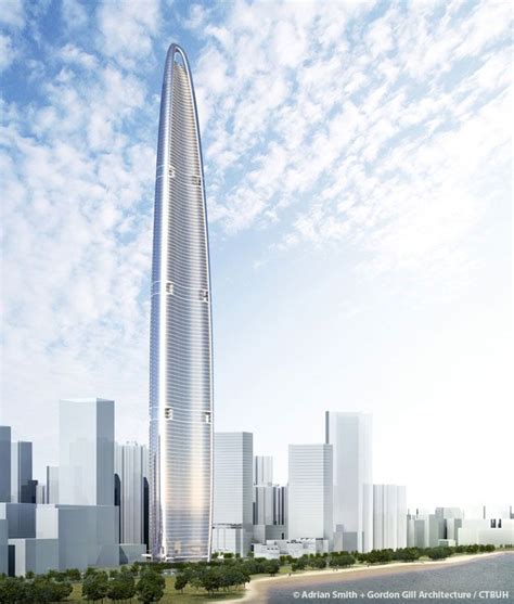 After completion, it will be 636 meters high and will after completion in 2018, the wuhan greenland center will in fact only be the number two skyscraper worldwide behind the burj khalifa in dubai. Wuhan Greenland Center 636 m status: under construction