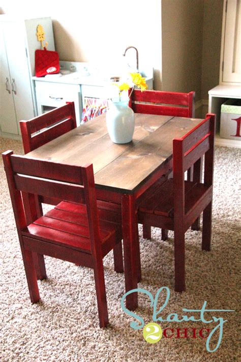 5.thick table corner has high load bearing capacity. Ana White | Kids Play Table and Stackable Chairs - DIY ...