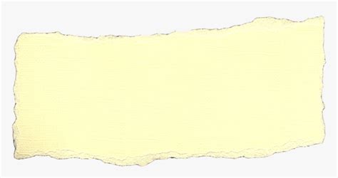 Yellow Torn Paper Png Torn Note Paper Png Transparent Png