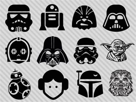 Collection by crafting with fields of heather. Star Wars svg bundle star wars clipartdxfpng in 2020 ...