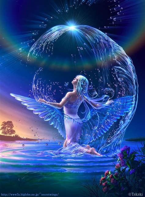 Beautiful Fantasy Art By Takaki Cuded Water Fairy Beautiful