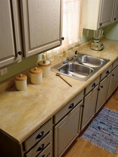 Painting kitchen cabinets rejuvenates your home. DIY Countertop refinishing - tips and tricks to renew the ...