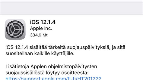 Apple Julkaisi Ios 1214n Iphonelle Ja Ipadille Sisältää Korjauksen