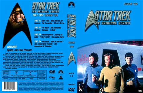 Star Trek Original Series Season Two Discs Tv Dvd Custom