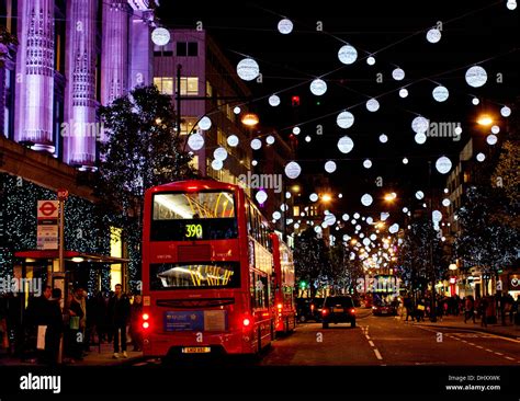 Christmas Lights 2013 In Oxford Street London Stock Photo Alamy