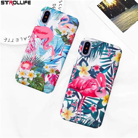Strollife Art Plants Leaves Leaf Phone Cases For Iphone X Case Colorful