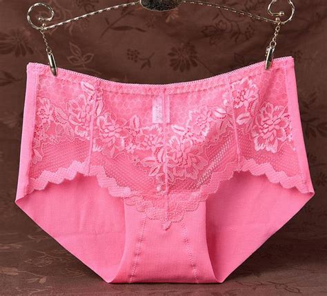 Kl155 Top Quality Special Ladies Underwear Lace Flowers Sexy Women Panties Breathable Cotton