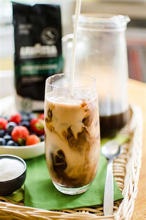 Cold Brew Iced Coffee With Mocha Ice Cubes Living Lou