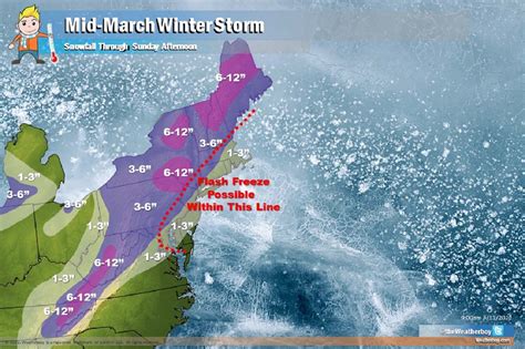 Winter Storm Expected Tomorrow I 95 Flash Freeze Possible Up To Foot