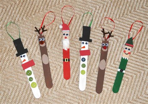 Diy Popsicle Stick Christmas Ornaments Pinterest Christmas