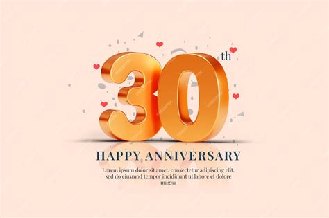 Premium Psd 30 Happy Anniversary Celebration Design Psd