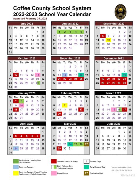 2022 2023 School Year Calendar