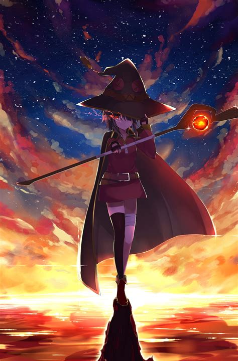 Female Mage Anime Character Illustration Anime Anime Girls Witch