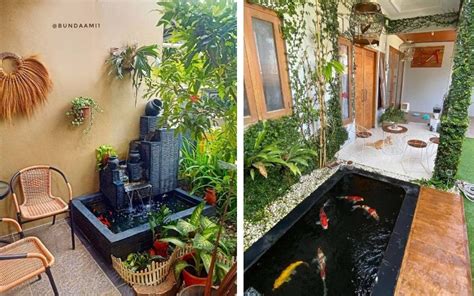 7 Inspirasi Taman Minimalis Depan Rumah Dengan Kolam Ikan
