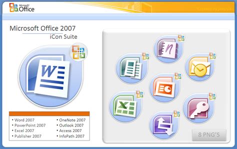 Microsoft Office 07 Icon Suite By Jokerjla On Deviantart