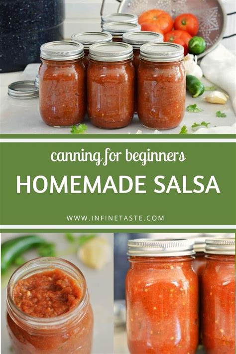 Homemade Salsa And How To Can It Recipe Salsa Canning Recipes