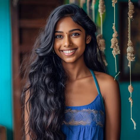 Premium Ai Image A Beautiful Sri Lankan Girl