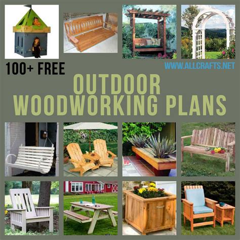 100 Free Outdoor Woodworking Plans Allcrafts Free Crafts Update