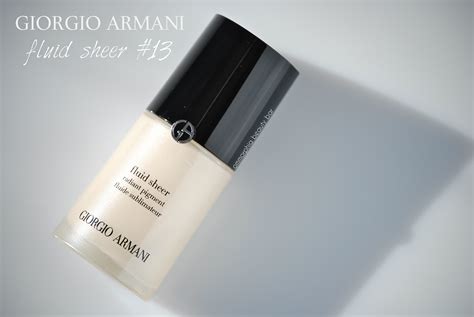 Giorgio Armani Fluid Sheer Radiant Pigment 13 Le Effetto Nudo
