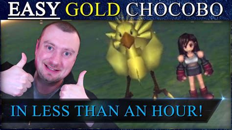 How To Quickly Get A Gold Chocobo In Final Fantasy 7 No Racing Youtube