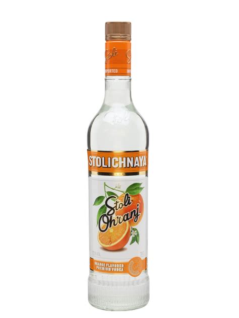 Stolichnaya Orange Vodka Buy From Worlds Best Drinks Shop