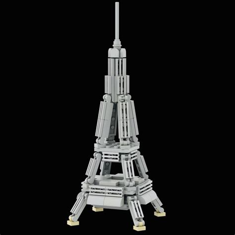 Lego Moc Mini Eiffel Tower By Xc Rebrickable Build With Lego