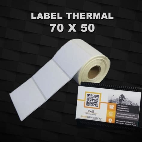 jual stiker kertas label barcode thermal ukuran xmm    mm