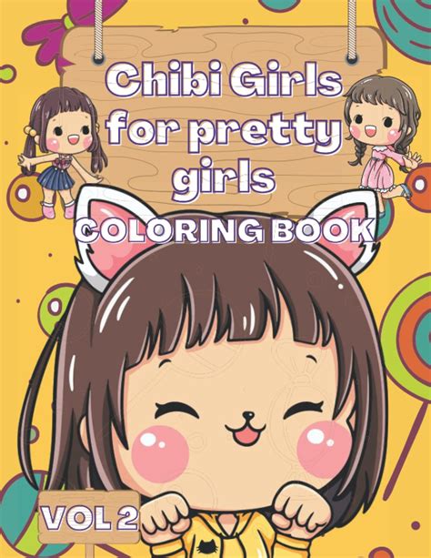 Buy Chibi Girls For Pretty Girls Coloring Book A Chibi Coloring Book