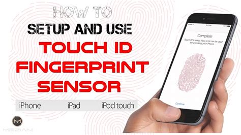 How To Setup And Use Iphone Ipad Ipod Touch Touch Id Fingerprint