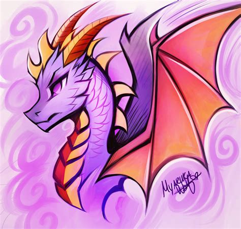 123612 Safe Artistmyarukawolf Spyro The Dragon Spyro Dragon