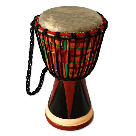 Novica Daniel Asante Decorative From The Past African Wood Djembe Drum