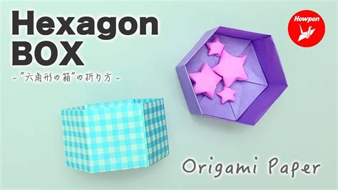 How To Make An Origami Hexagon Box With 2 Origami Papers Easy And