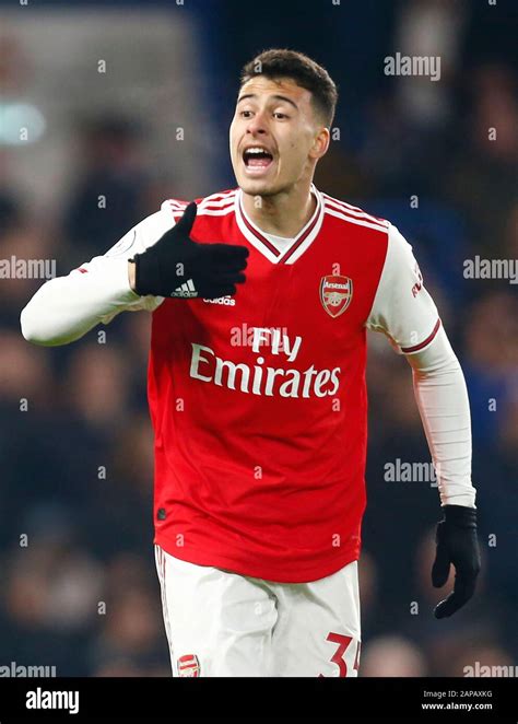 Gabriel Martinelli Of Arsenal During English Premier League Between Chelsea And Arsenal At