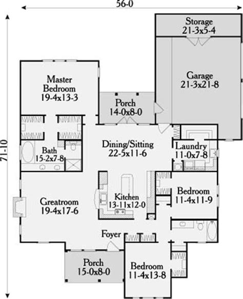 Cambridge 3651 - 3 Bedrooms and 2.5 Baths | The House Designers - 3651