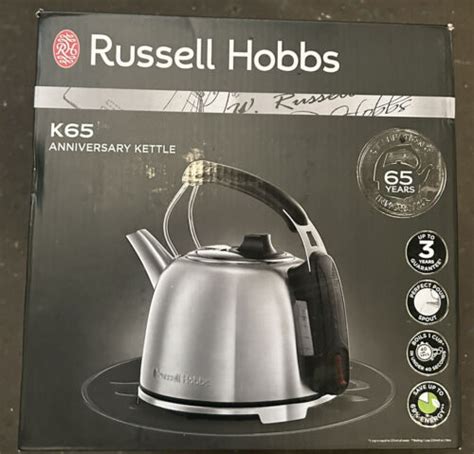 Russell Hobbs K65 Anniversary Electric Kettle Metal 12l 3000w