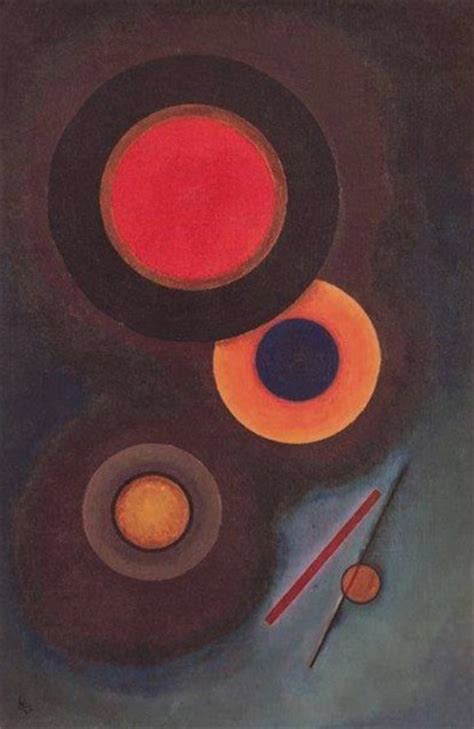 wassily kandinsky composition  circles  lines