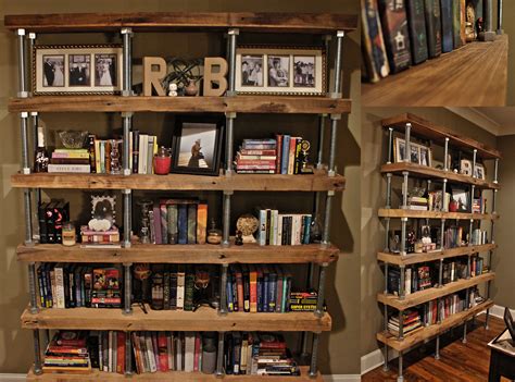 The word bookshelf seems to limit itself. DIY industrial rustic bookshelf - reclaimed lumber ...