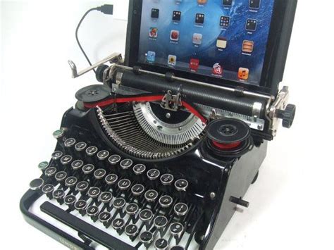 Brilliant Idea Dont You Think Antique Typewriter Ipad Usb