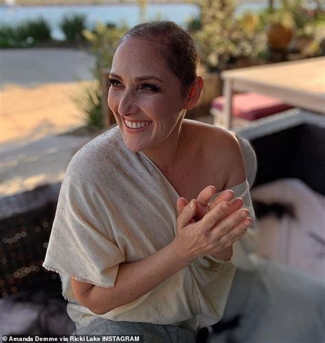 ricki lake 53 shows off her incredible one year hair transformation in before and after photos