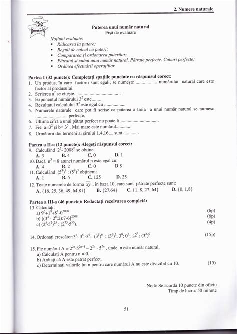 Matematica Impreuna Teste Pentru Vacanta La Clasa A V A