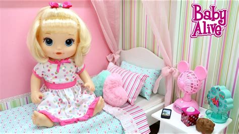 BABY ALIVE OLIVIA GANHOU UM QUARTO NOVO LINDO YouTube