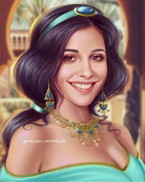 Celebrity Princess Naomi Scott As Jasmine Best Disney Princess Fan Art Popsugar Love Uk