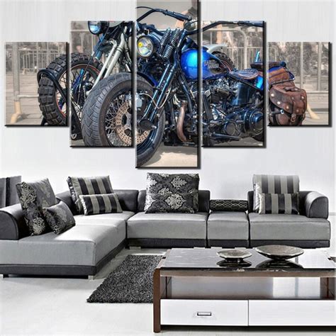 5pcs Full Square Round Drill 5d Diy Diamond Painting Motorcycle 3d