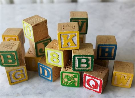 Vintage Wood Alphabet And Number Blocks Hot Sex Picture