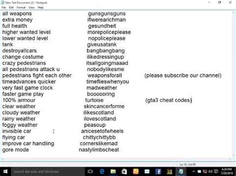 Here are pubg cheat codes and hacks that you need to know if you play pubg. GTA 3 Cheats (22) PC - YouTube