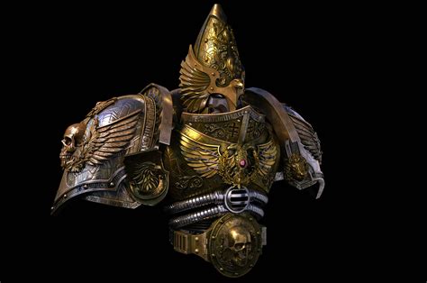 Auramite Regalia Of Legio Custodes By Dmitriy Mironov Warhammer 40k