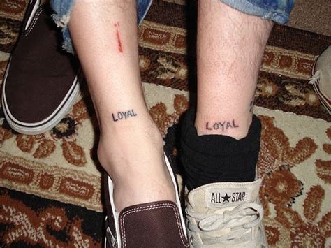 Amateur His And Her Leg Tattoo Tattooimages Biz